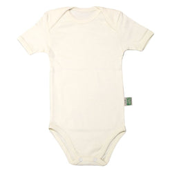 Baby Body Kurzarm Natur aus Baumwolle
