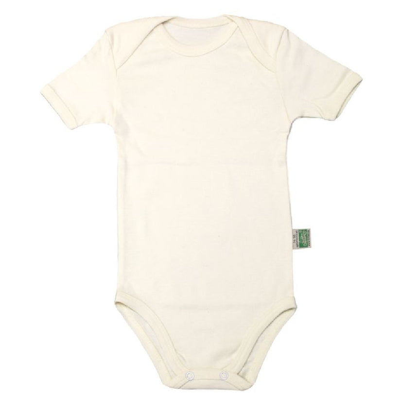 Baby Body Kurzarm Natur aus Baumwolle