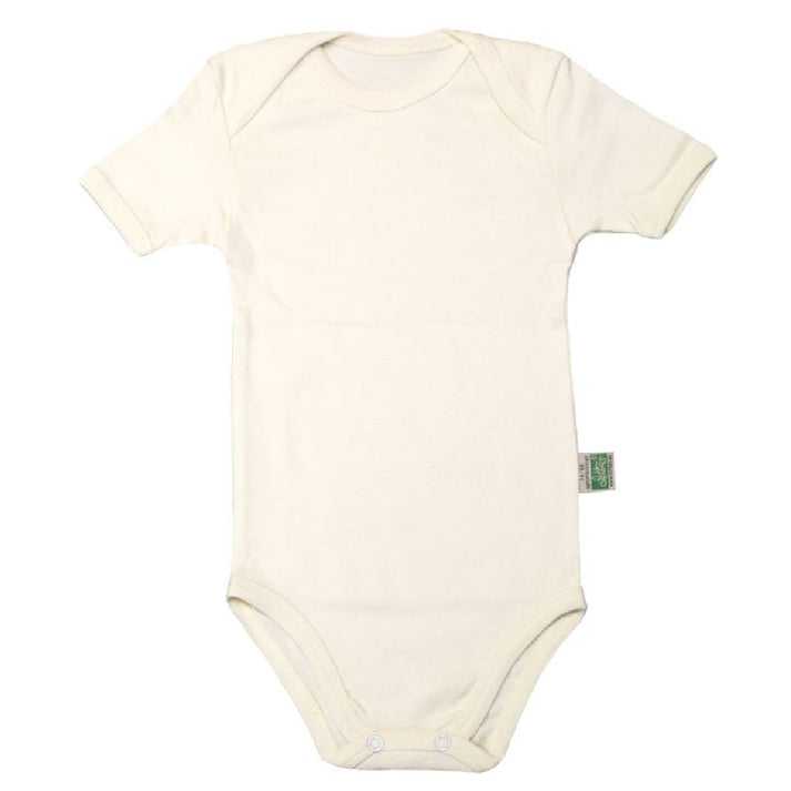 Baby Body Kurzarm Natur aus Baumwolle
