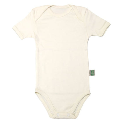 Baby Body Kurzarm Natur aus Baumwolle