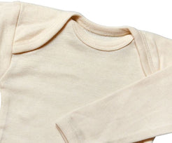 Baby Body Langarm Natur aus Baumwolle